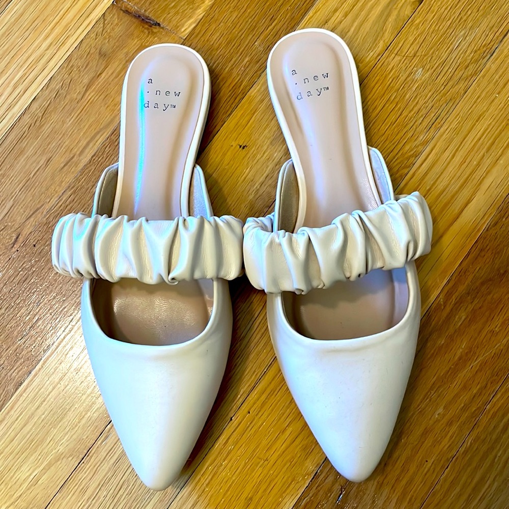 A new day Celeste mules - off white - 7.5